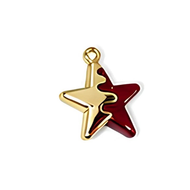 Charms Dorados y Plateados Estrella