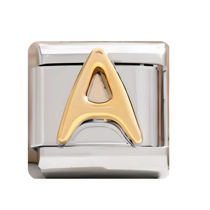 Charms Letras Delgadas Italian Bracelet